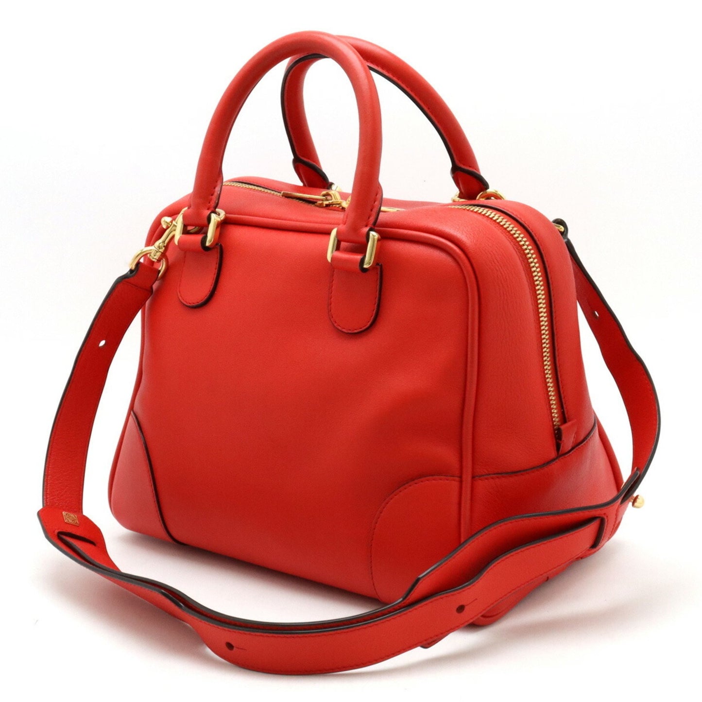 Loewe Amazona, Red, Leather, tote