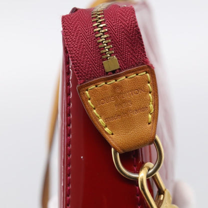 Louis Vuitton Pochette Accessoires NM Monogram Vernis, Pink, Patent Leather, Clutch