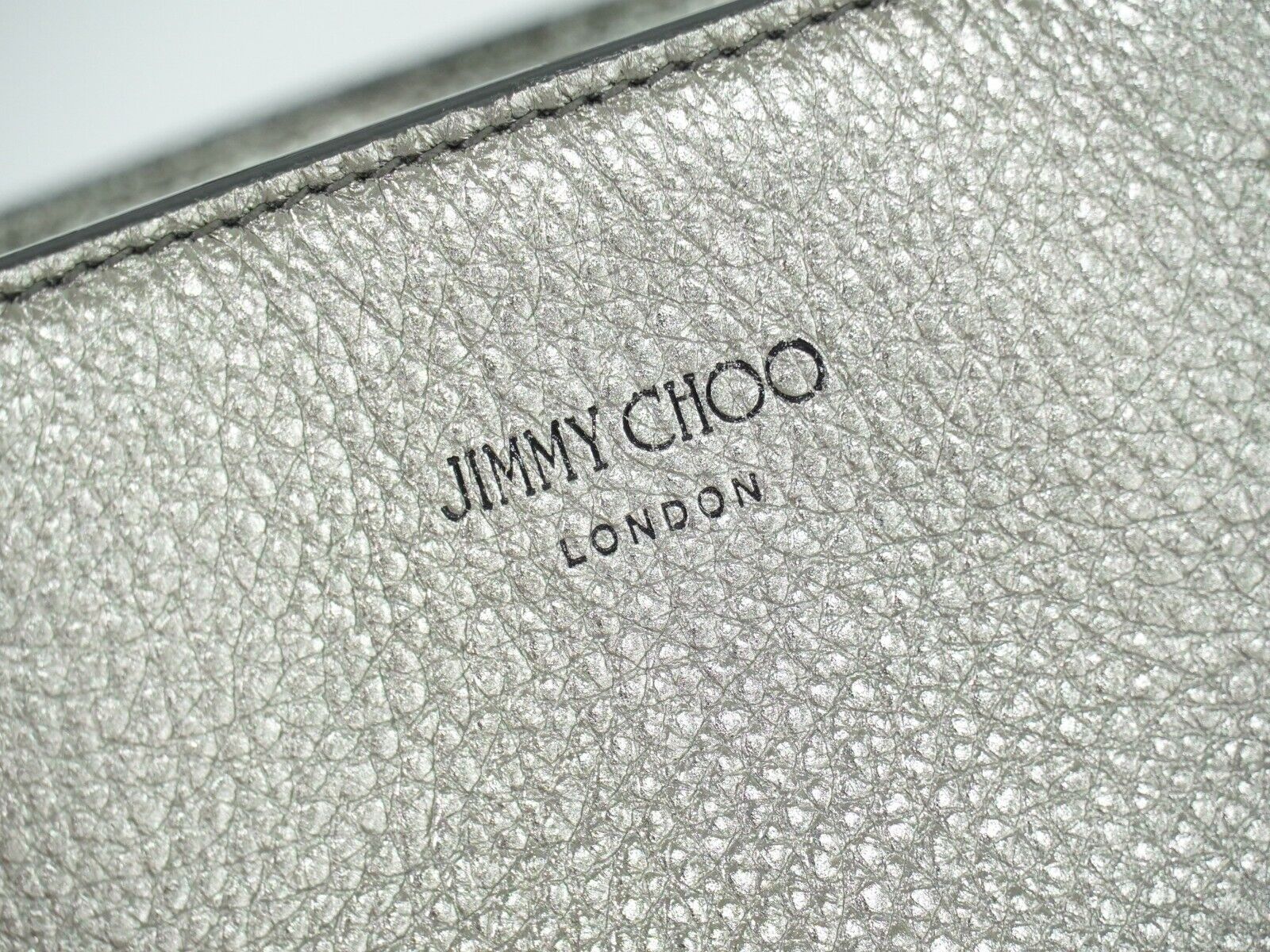 Jimmy Choo Star studs, Silver, Leather, handbag