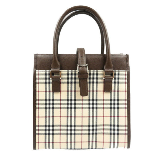 Burberry Nova Check, Beige, Canvas, handbag