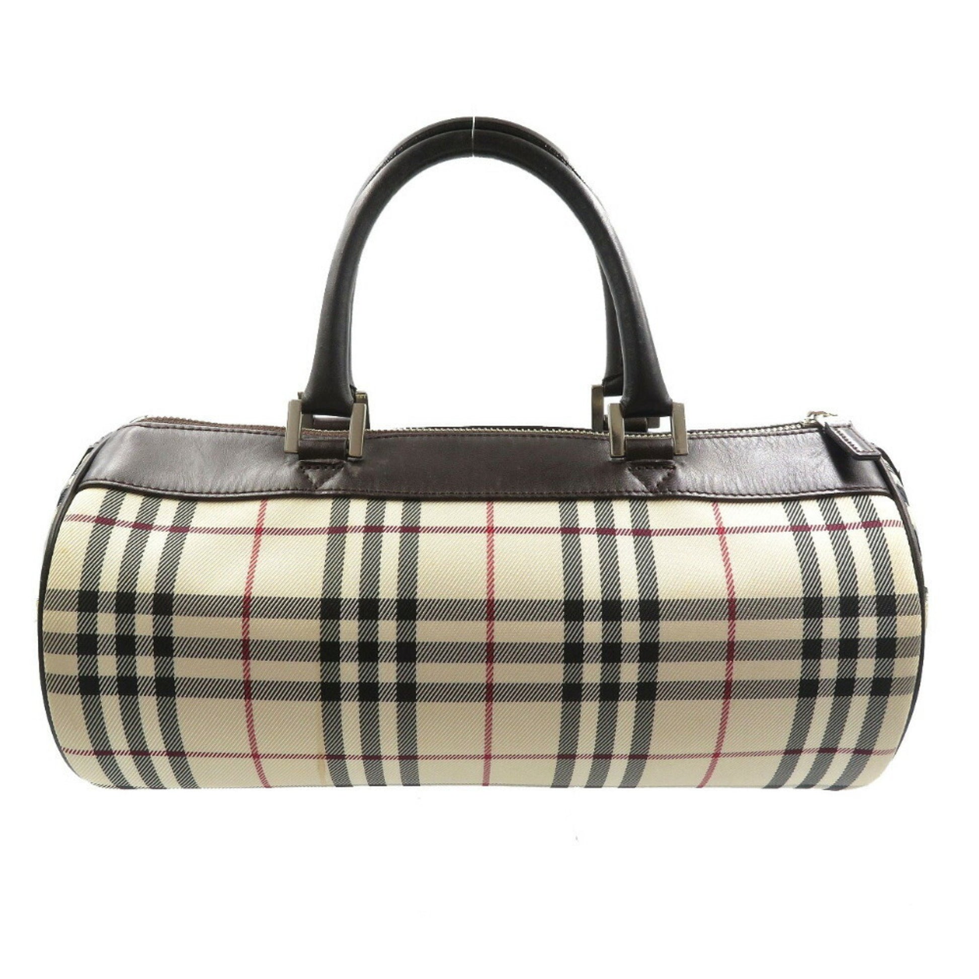 Burberry Nova Check, Beige, Canvas, handbag