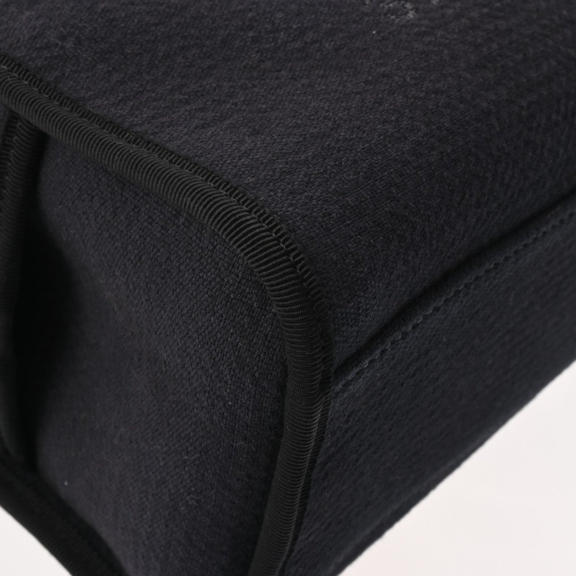Chanel Deauville, Navy, Canvas, handbag