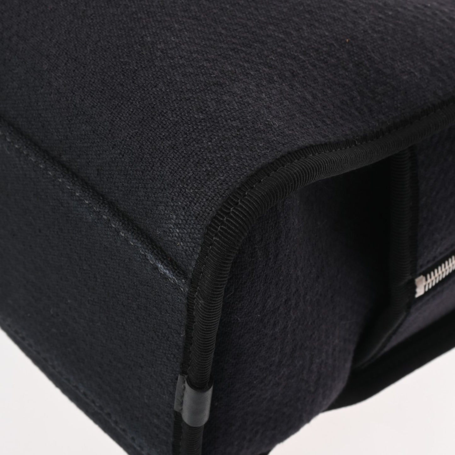 Chanel Deauville, Navy, Canvas, handbag