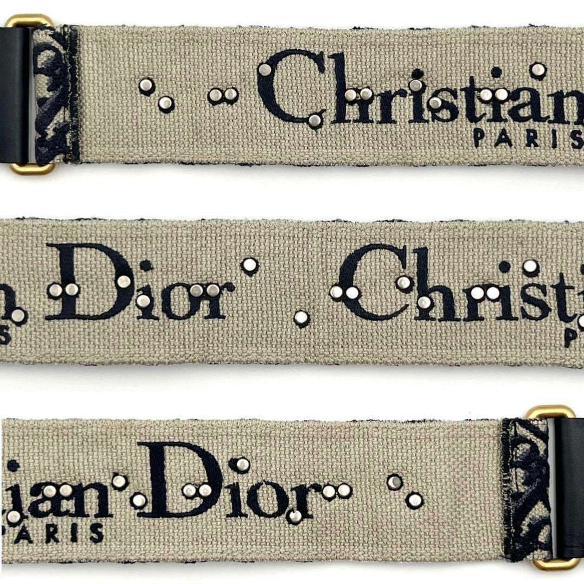 Dior Oblique, Black, Canvas, bag