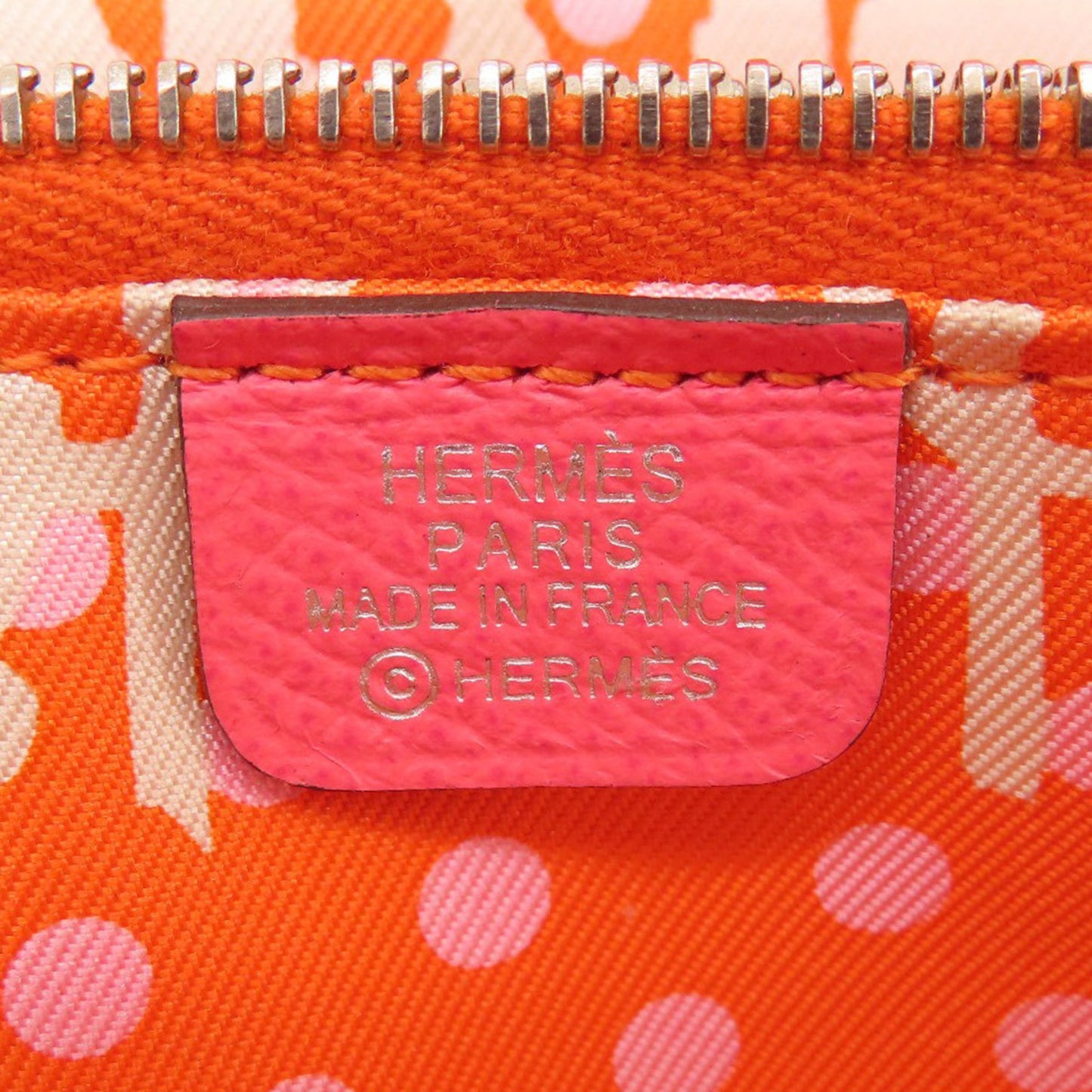 Hermès Silk'In, Pink, Leather, wallet