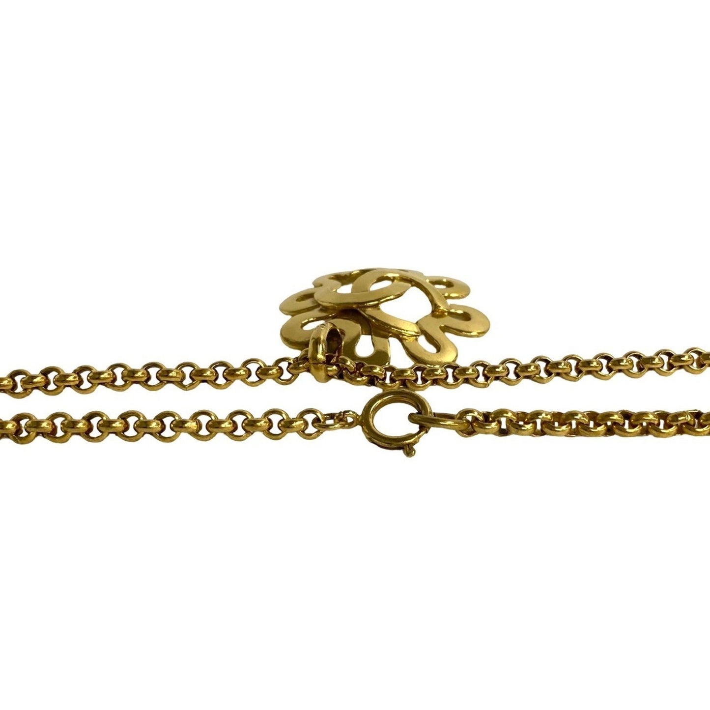 Chanel Coco Mark, Gold, Metal, necklace