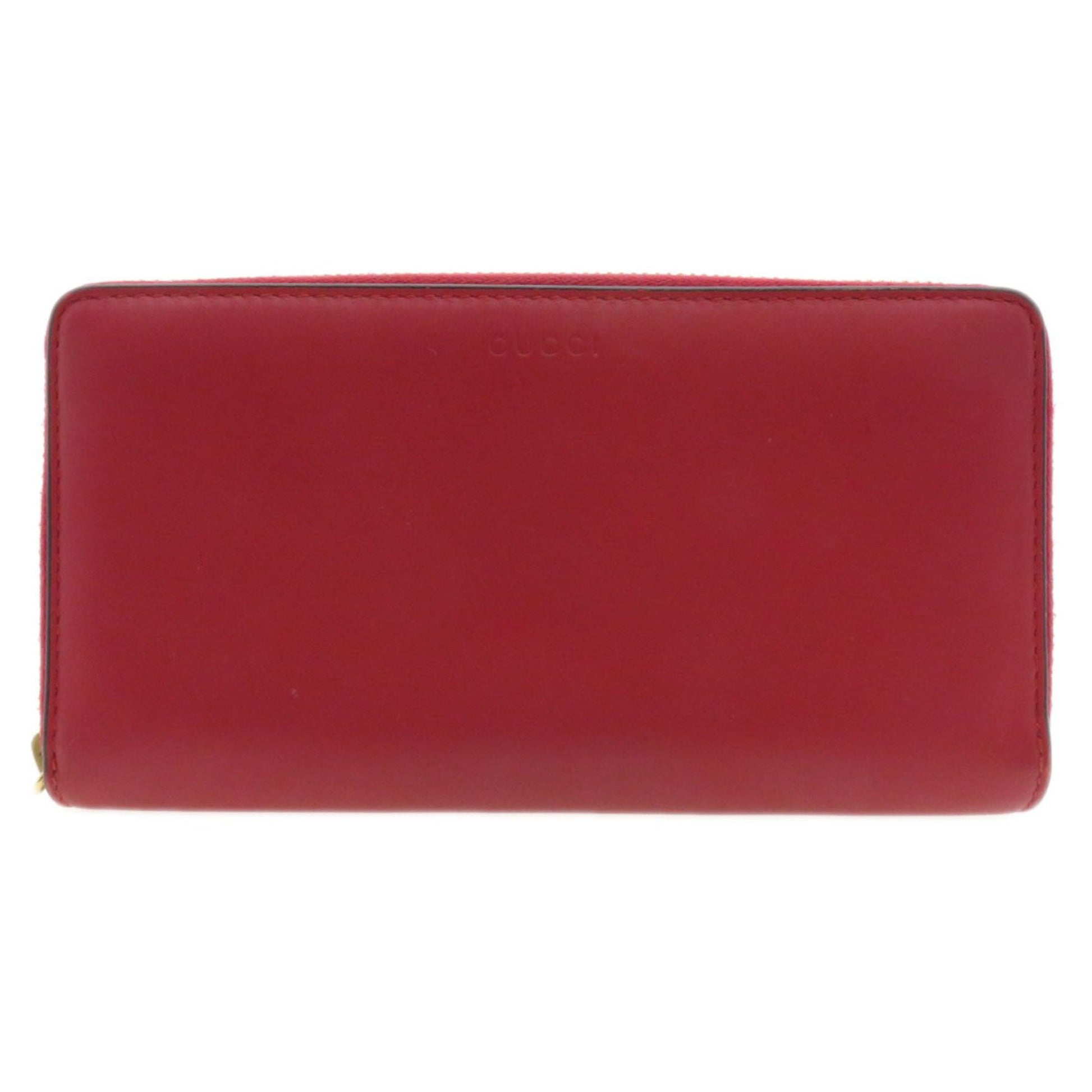Gucci Bamboo, Red, Leather, wallet