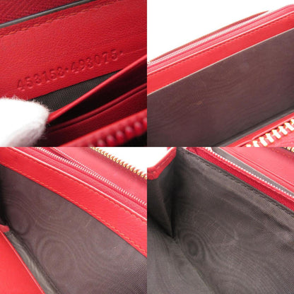 Gucci Bamboo, Red, Leather, wallet