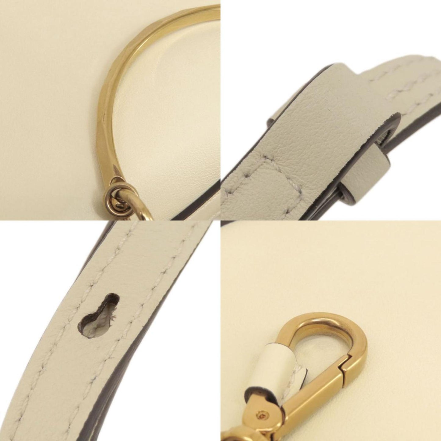 Chloé Bracelet Nile, Beige, Leather, handbag