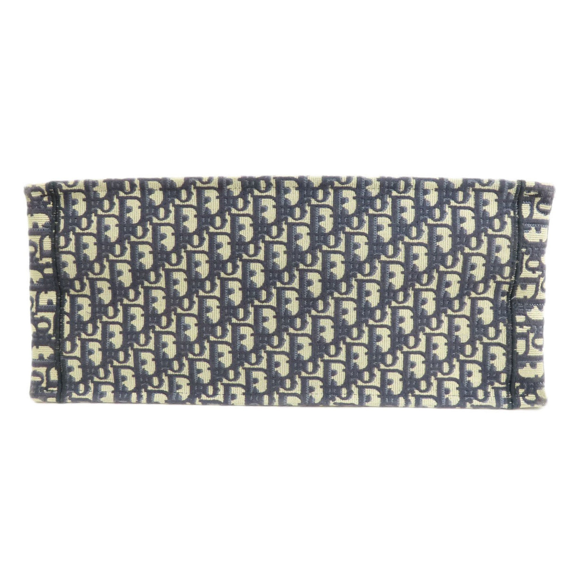 Dior Book Tote, Navy, Canvas, tote