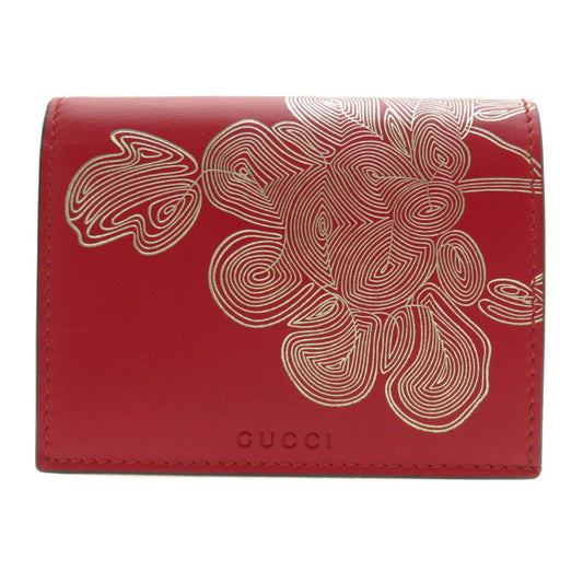 Gucci --, Red, Leather, wallet