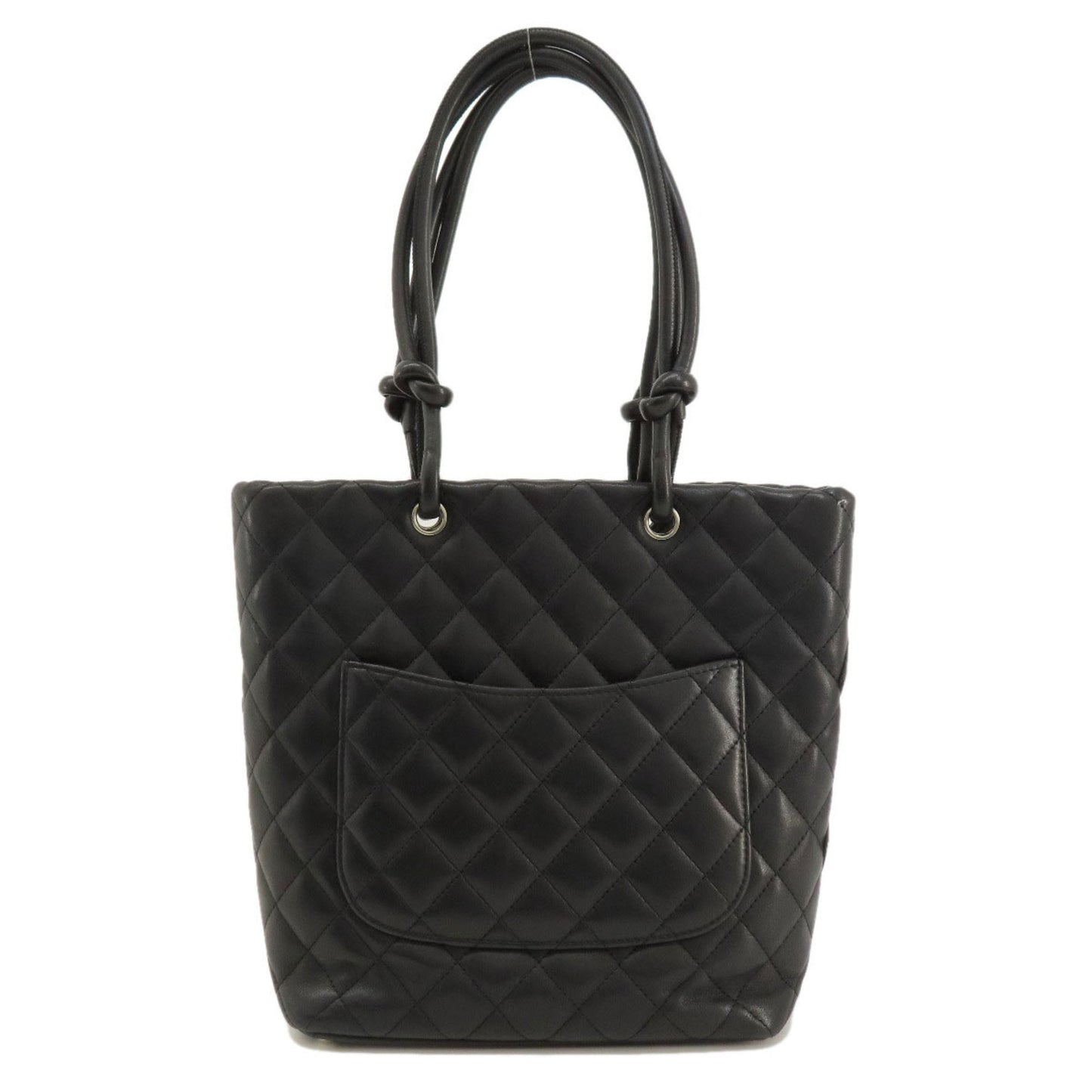 Chanel Cambon line, Black, Calfskin, tote