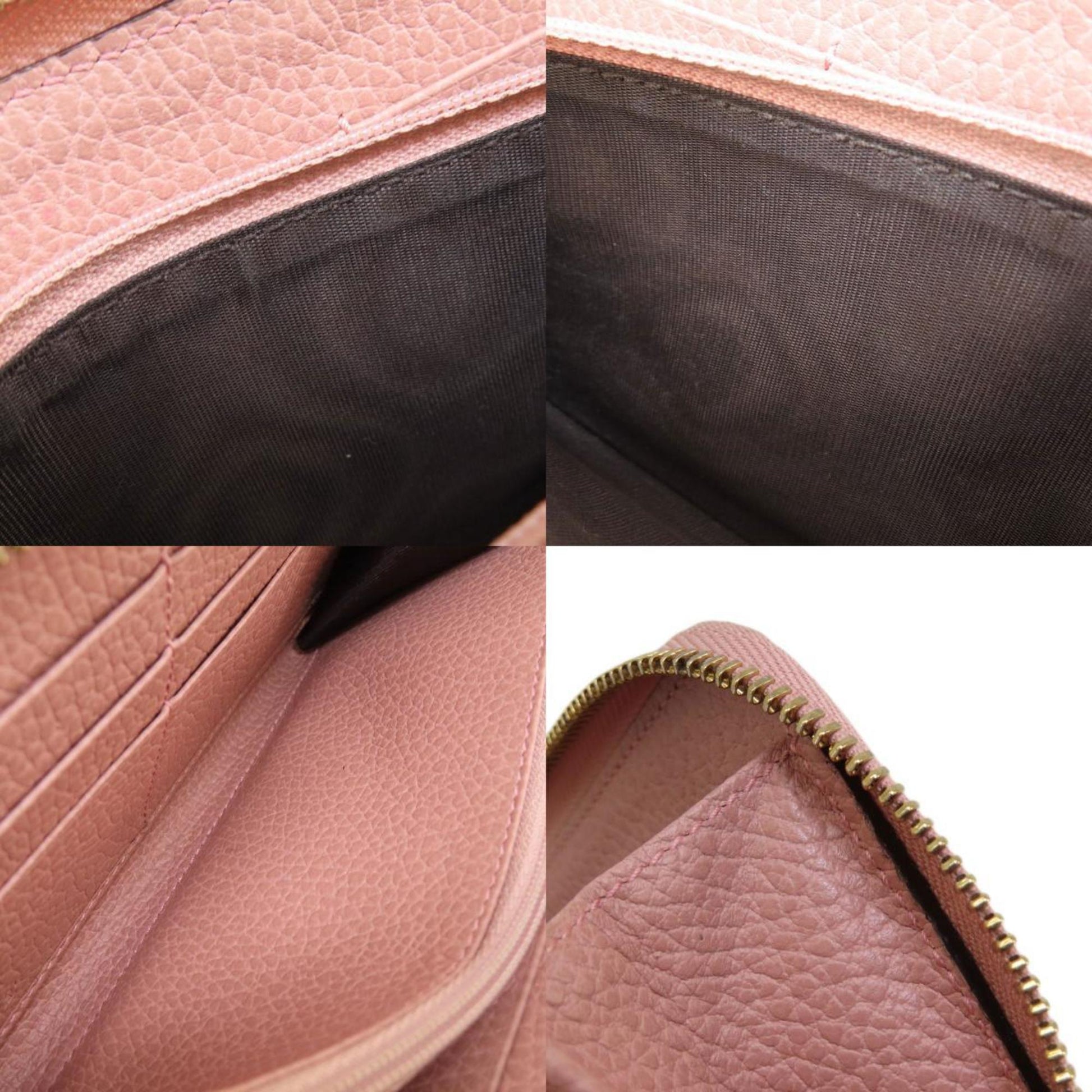 Gucci Interlocking G, Pink, Leather, wallet