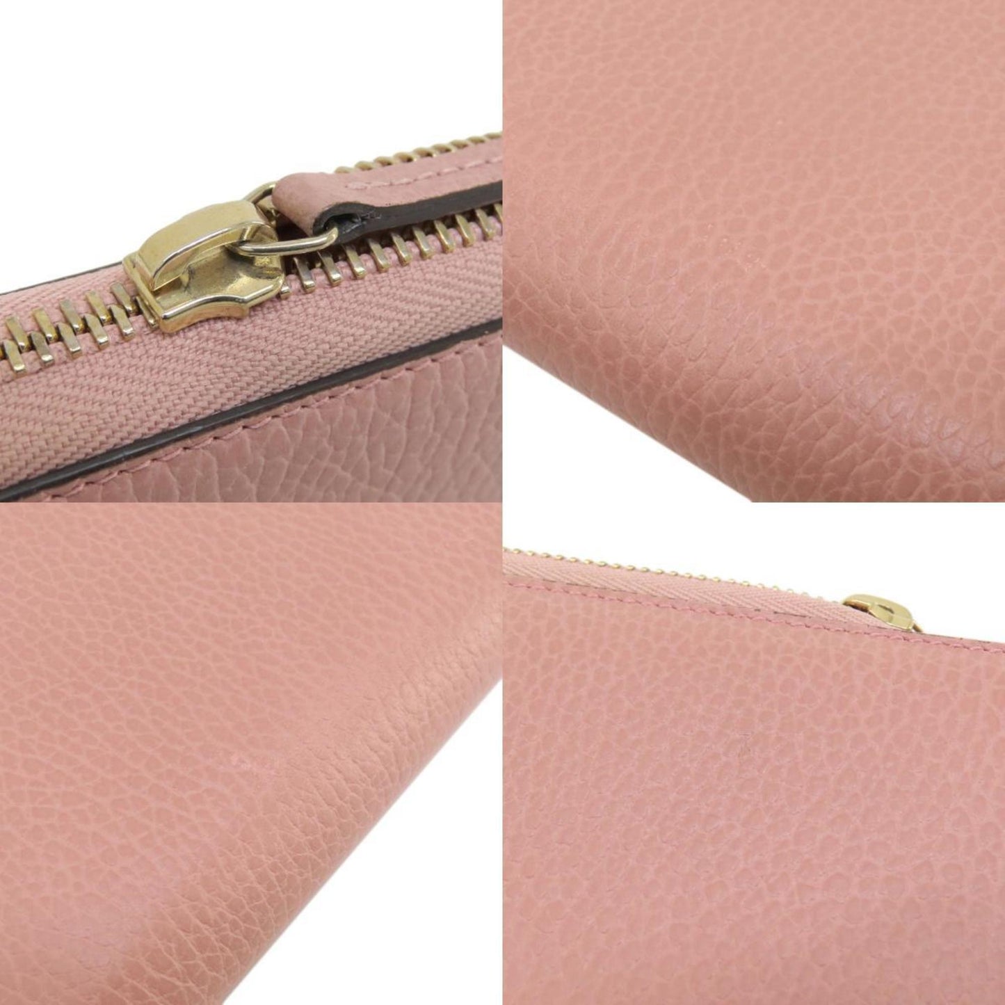 Gucci Interlocking G, Pink, Leather, wallet