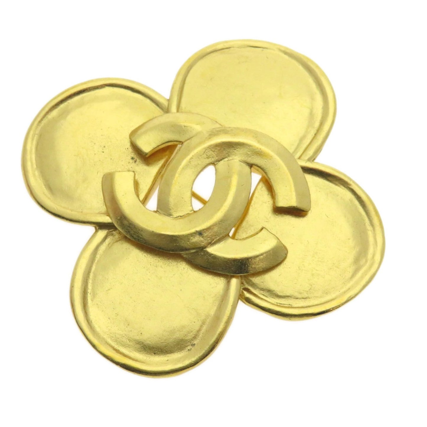 Chanel Coco Mark, Gold, Metal, brooch