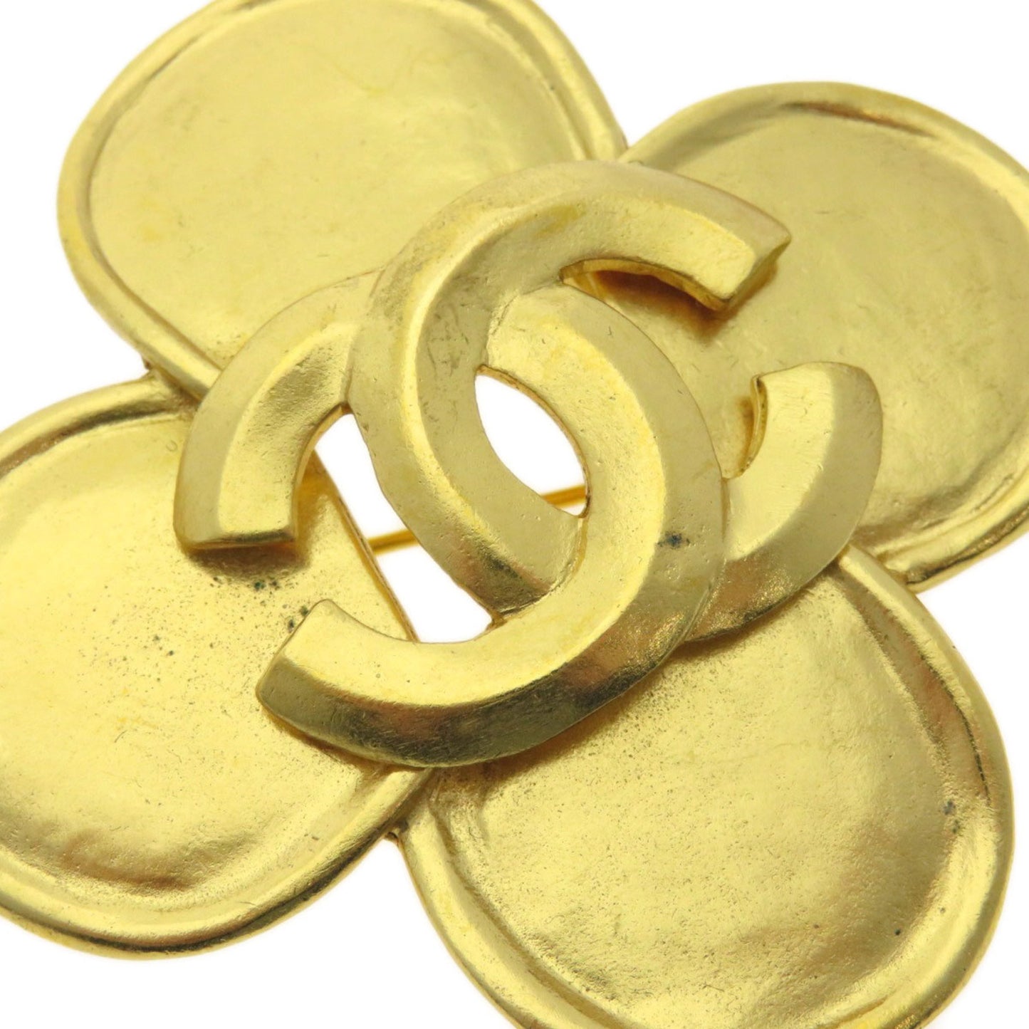 Chanel Coco Mark, Gold, Metal, brooch