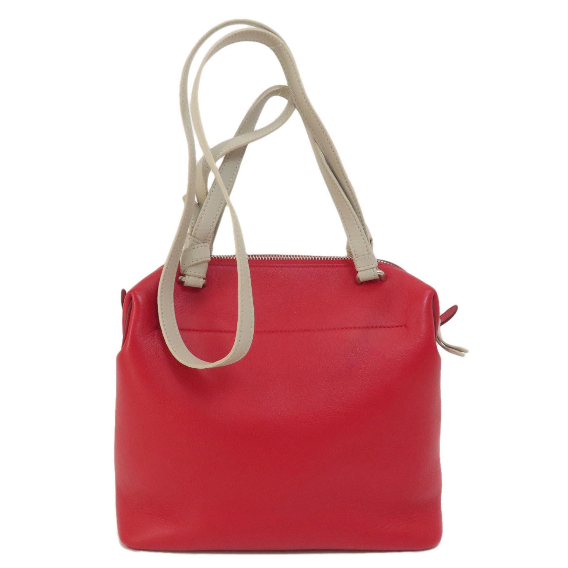 Céline Soft Cube, Red, Leather, handbag