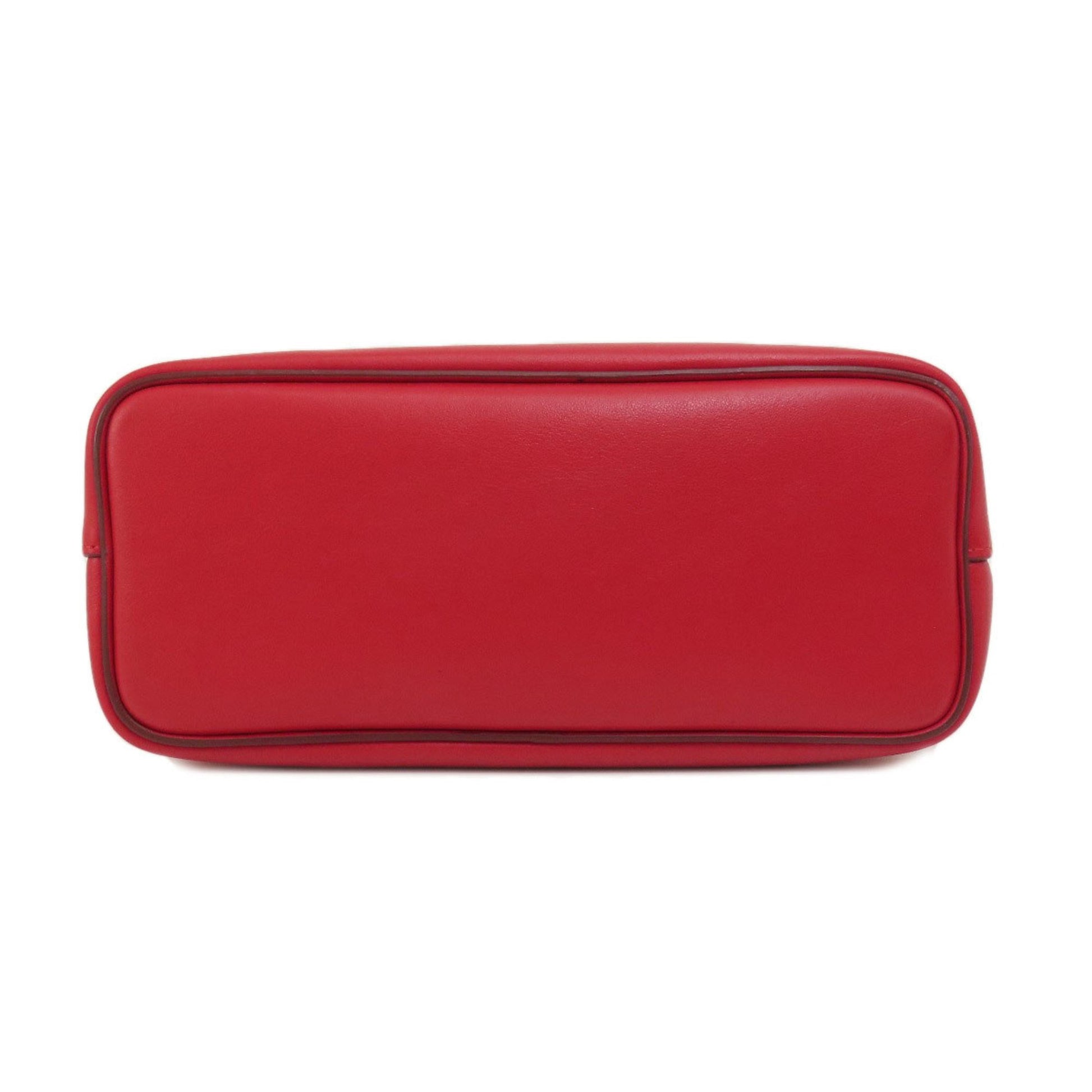 Céline Soft Cube, Red, Leather, handbag