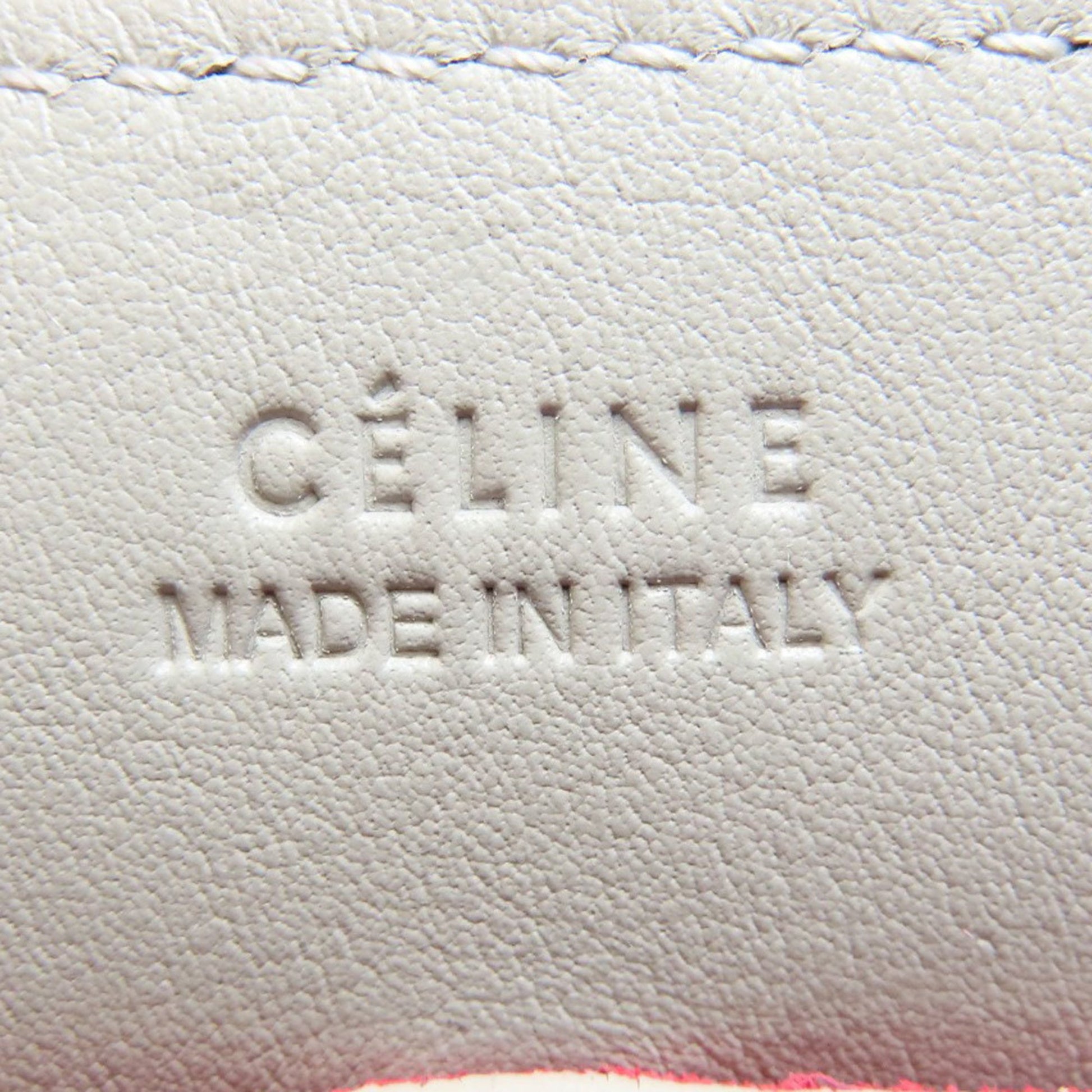 Céline Soft Cube, Red, Leather, handbag