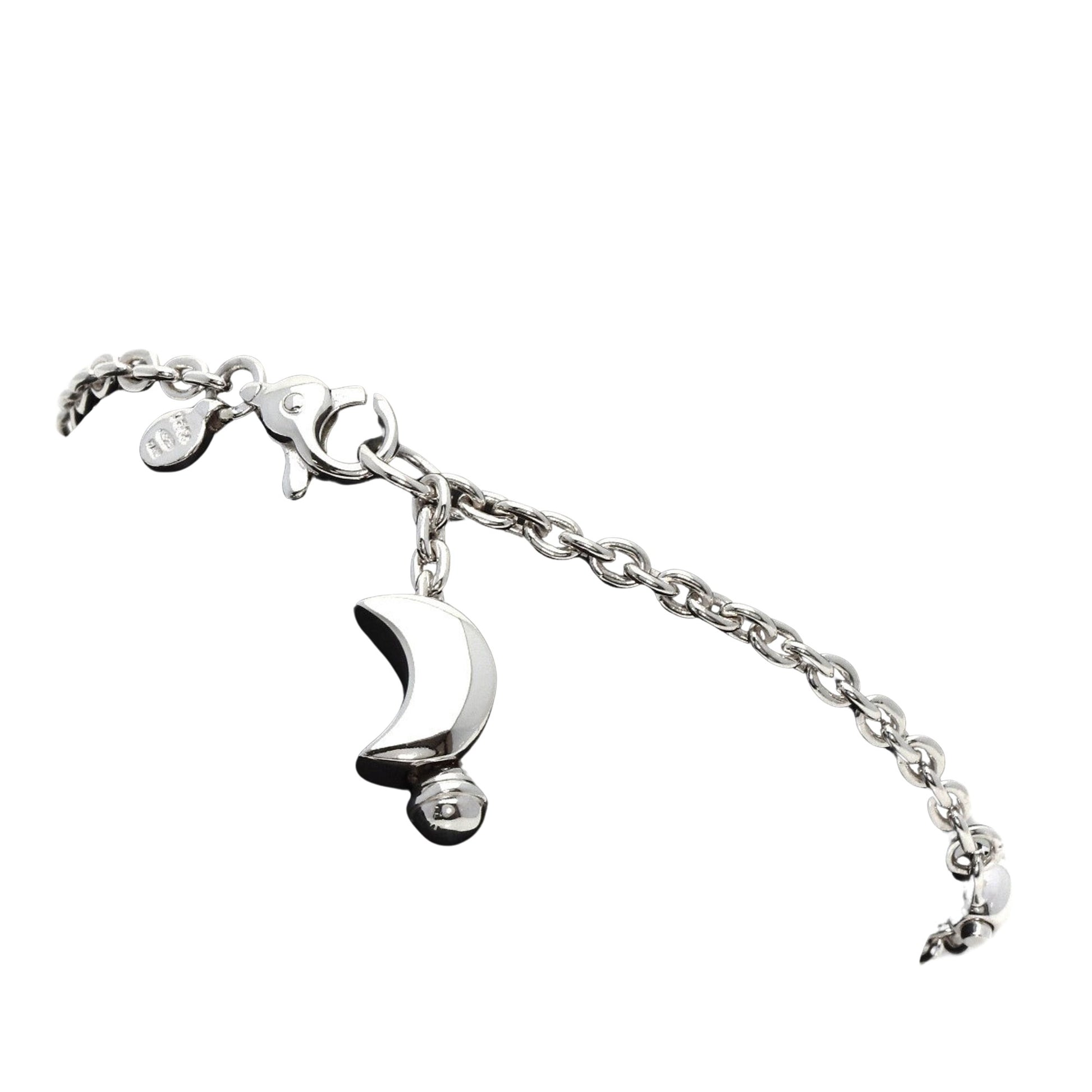 Tiffany & Co Crescent Moon, Silver, Silver, bracelet