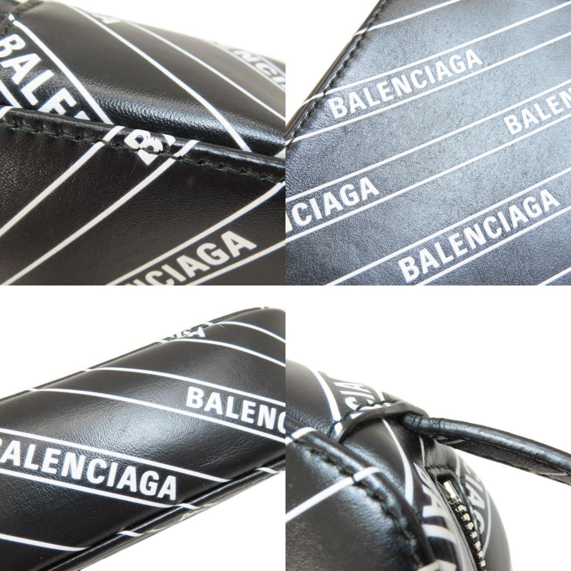 Balenciaga Camera, Black, Leather, shoulder