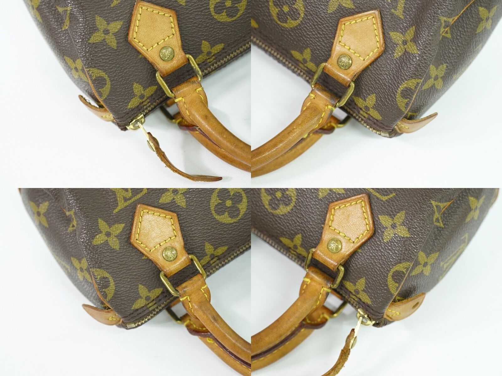 Louis Vuitton Mini speedy, Brown, Canvas, handbag