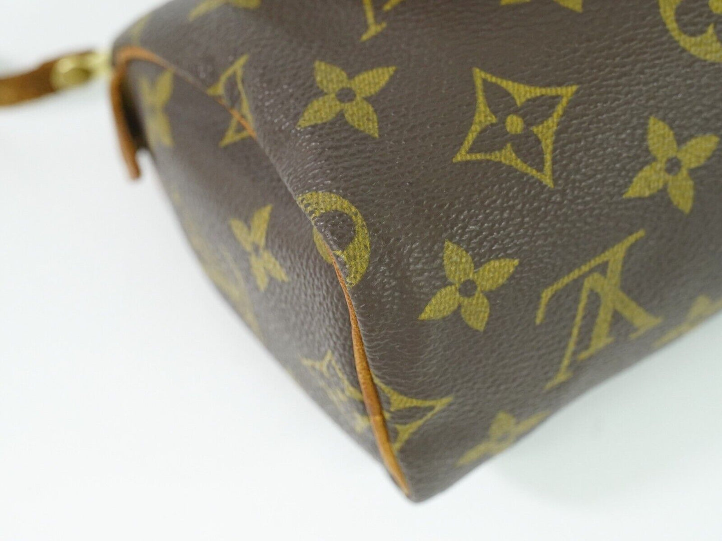 Louis Vuitton Mini speedy, Brown, Canvas, handbag