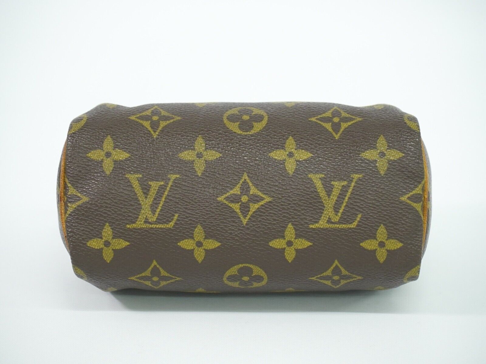 Louis Vuitton Mini speedy, Brown, Canvas, handbag