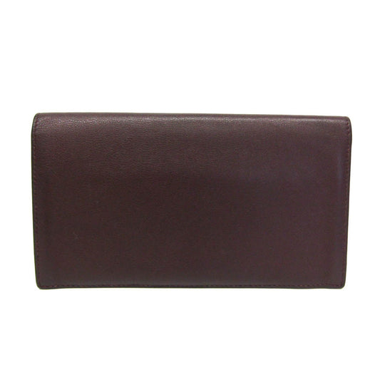 Hermès Citizen Twill, Burgundy, Leather, wallet