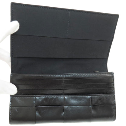 Bottega Veneta Cassette, Black, Leather, wallet