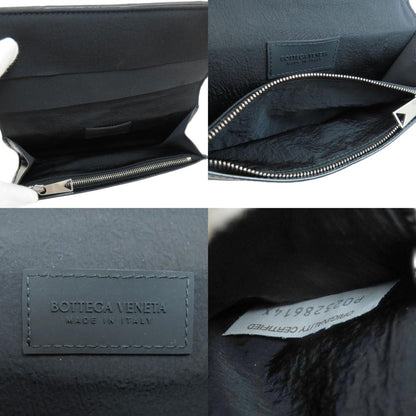 Bottega Veneta Cassette, Black, Leather, wallet