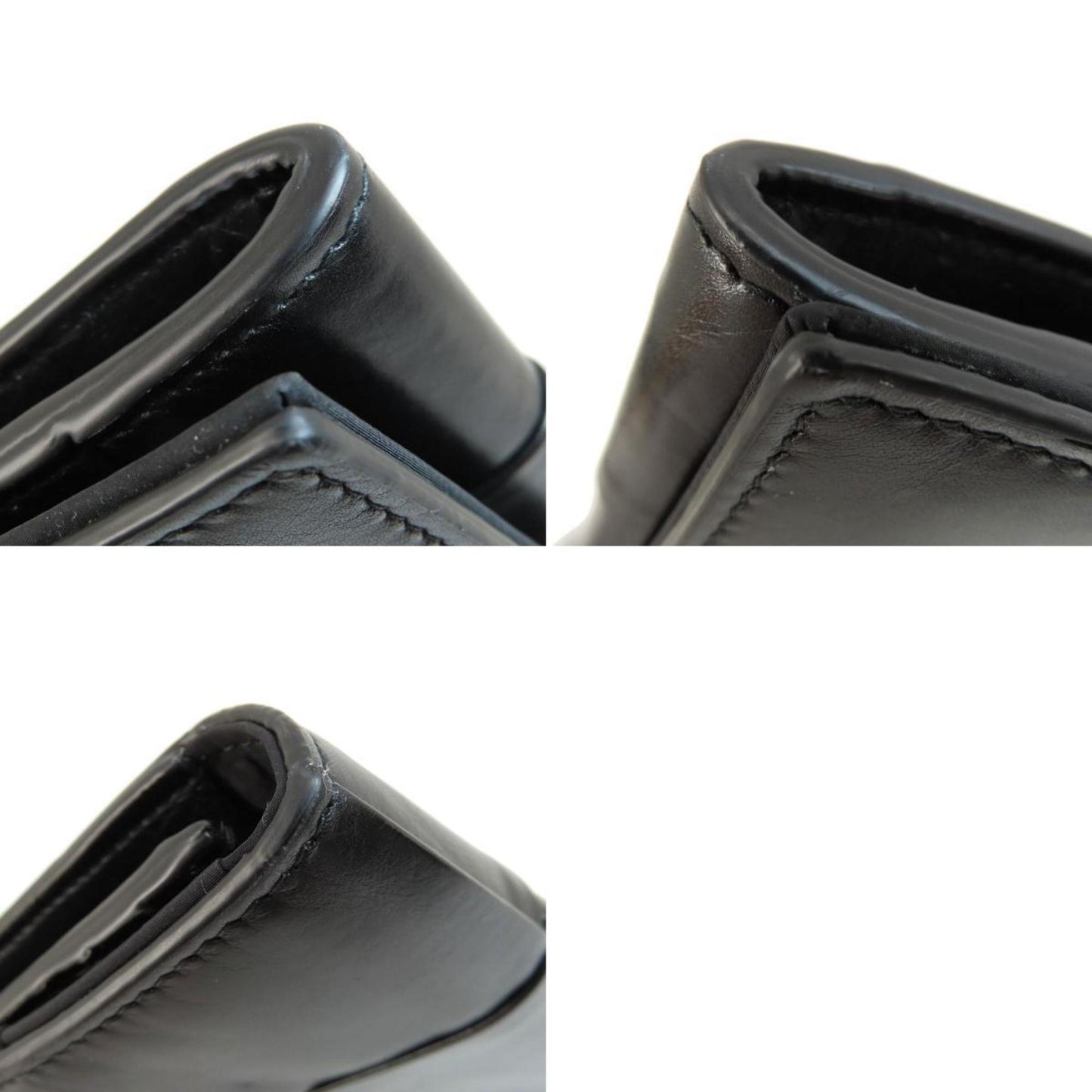 Bottega Veneta Cassette, Black, Leather, wallet