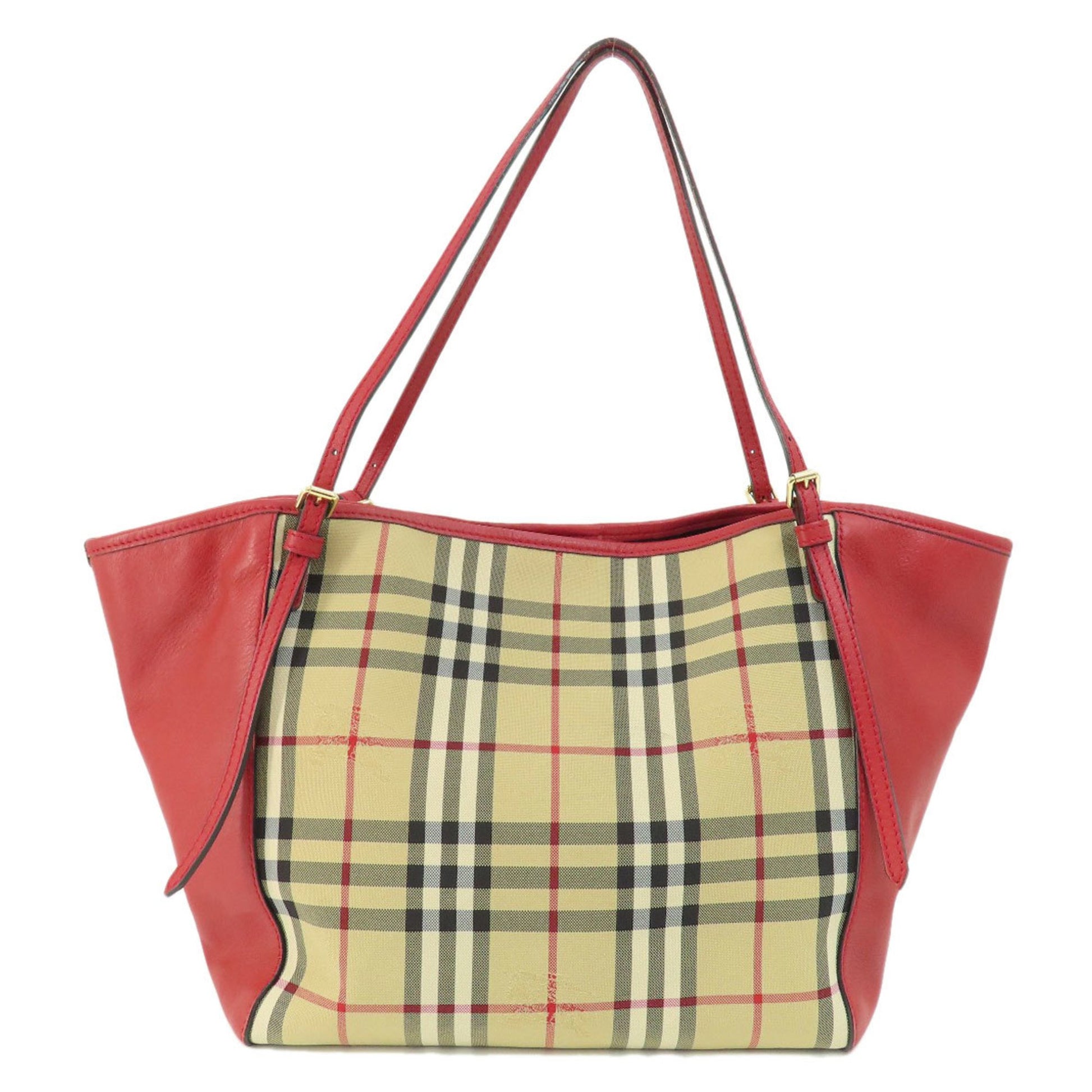 Burberry Nova Check, Beige, Canvas, tote