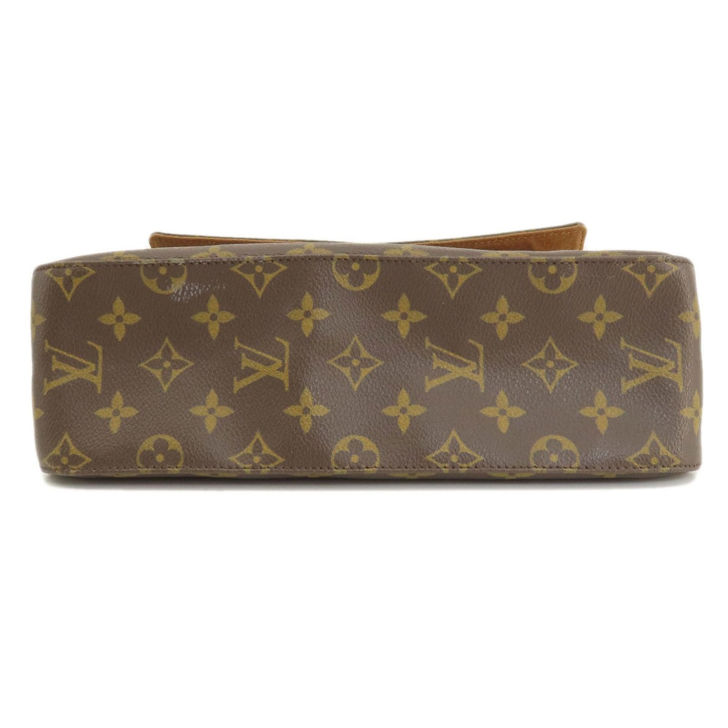 Louis Vuitton Mini looping, Brown, Canvas, handbag