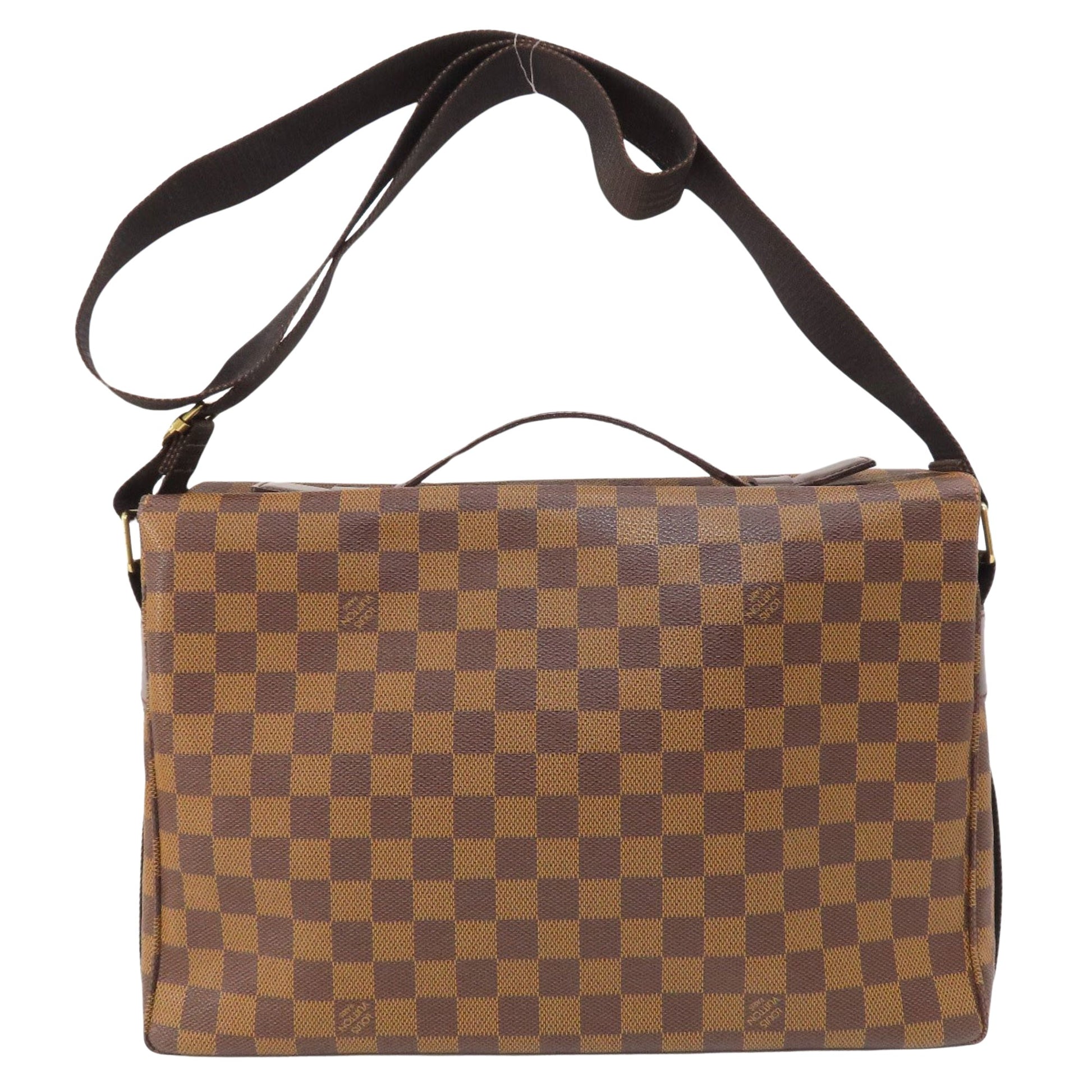 Louis Vuitton Broadway, Brown, Canvas, shoulder