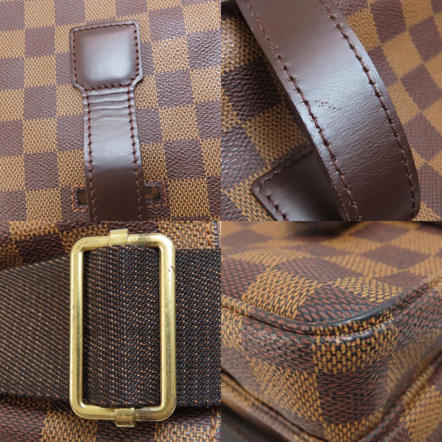 Louis Vuitton Broadway, Brown, Canvas, shoulder