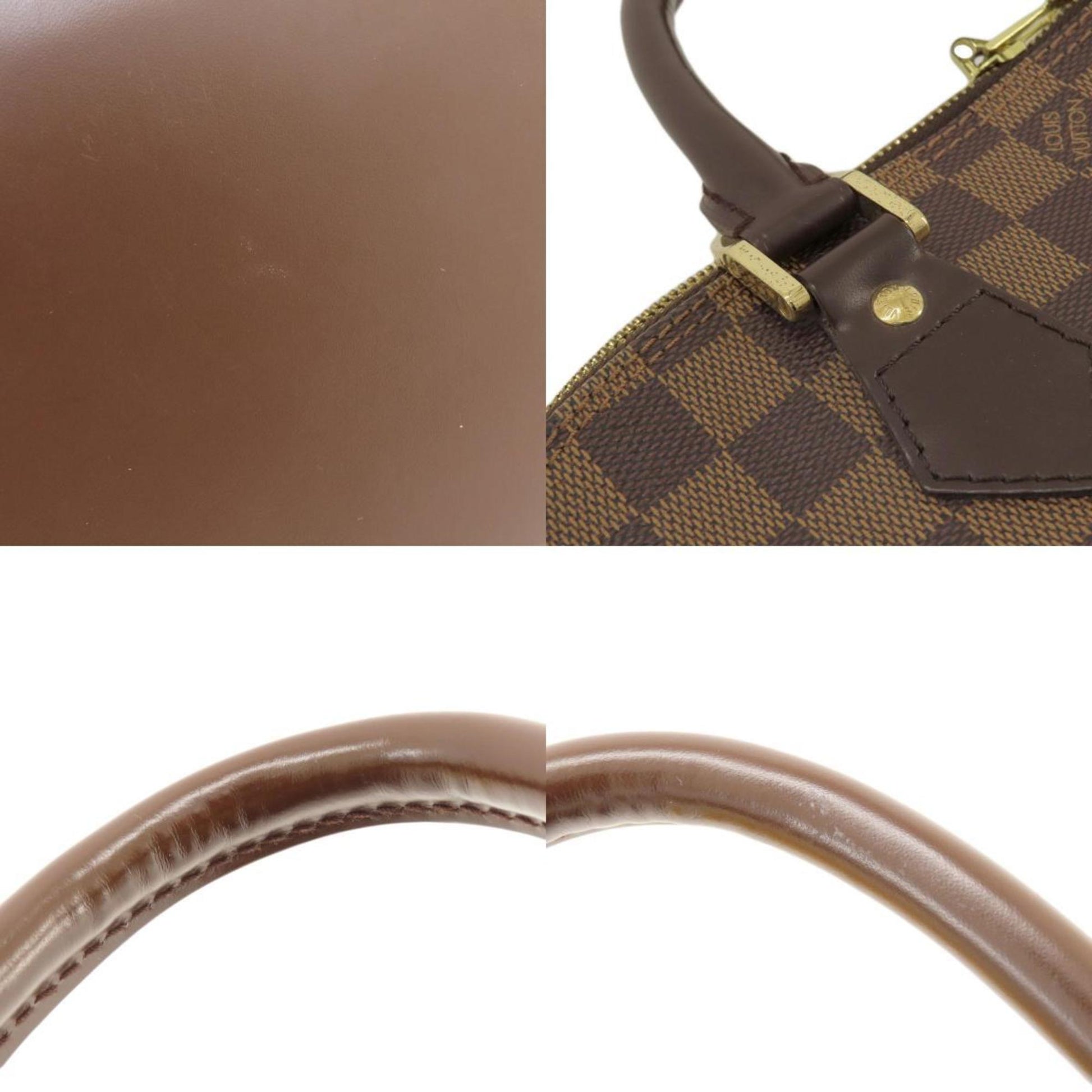 Louis Vuitton Alma, Brown, Canvas, handbag