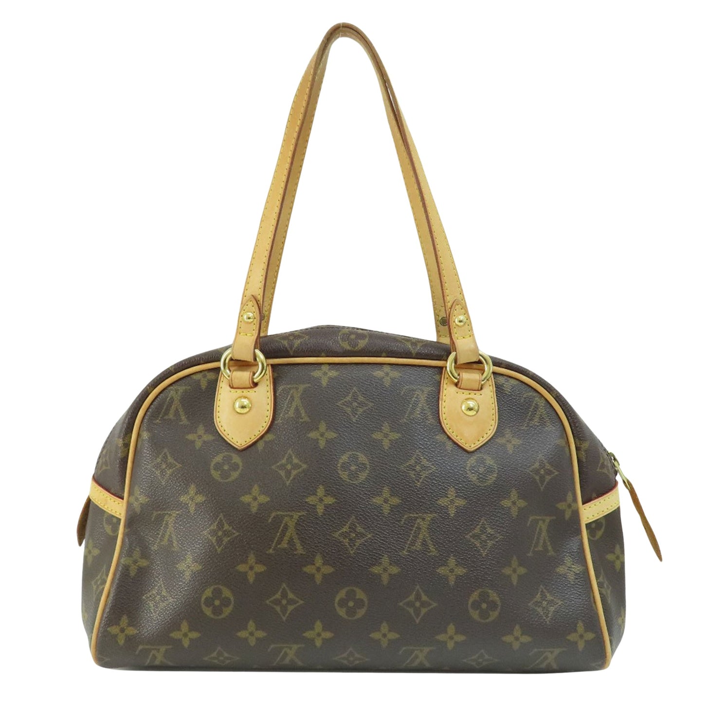 Louis Vuitton Montorgueil, Brown, Canvas, handbag