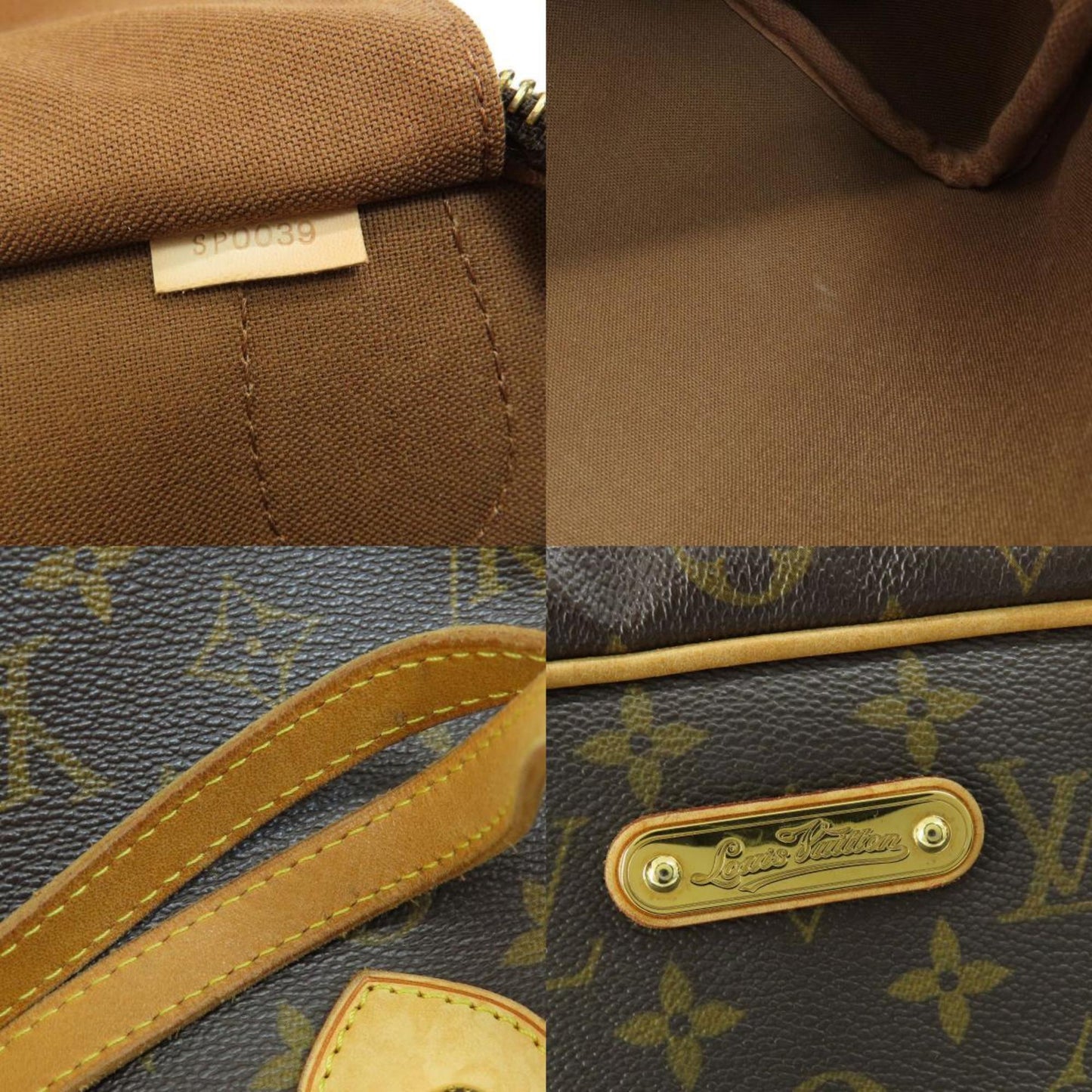 Louis Vuitton Montorgueil, Brown, Canvas, handbag