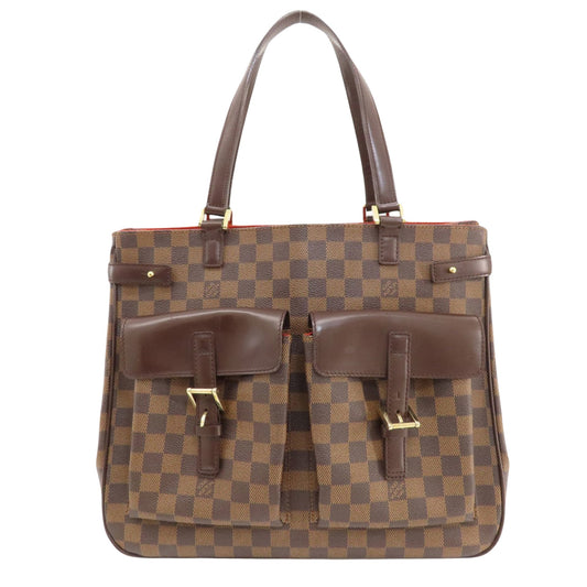 Louis Vuitton Uzes, Brown, Canvas, handbag