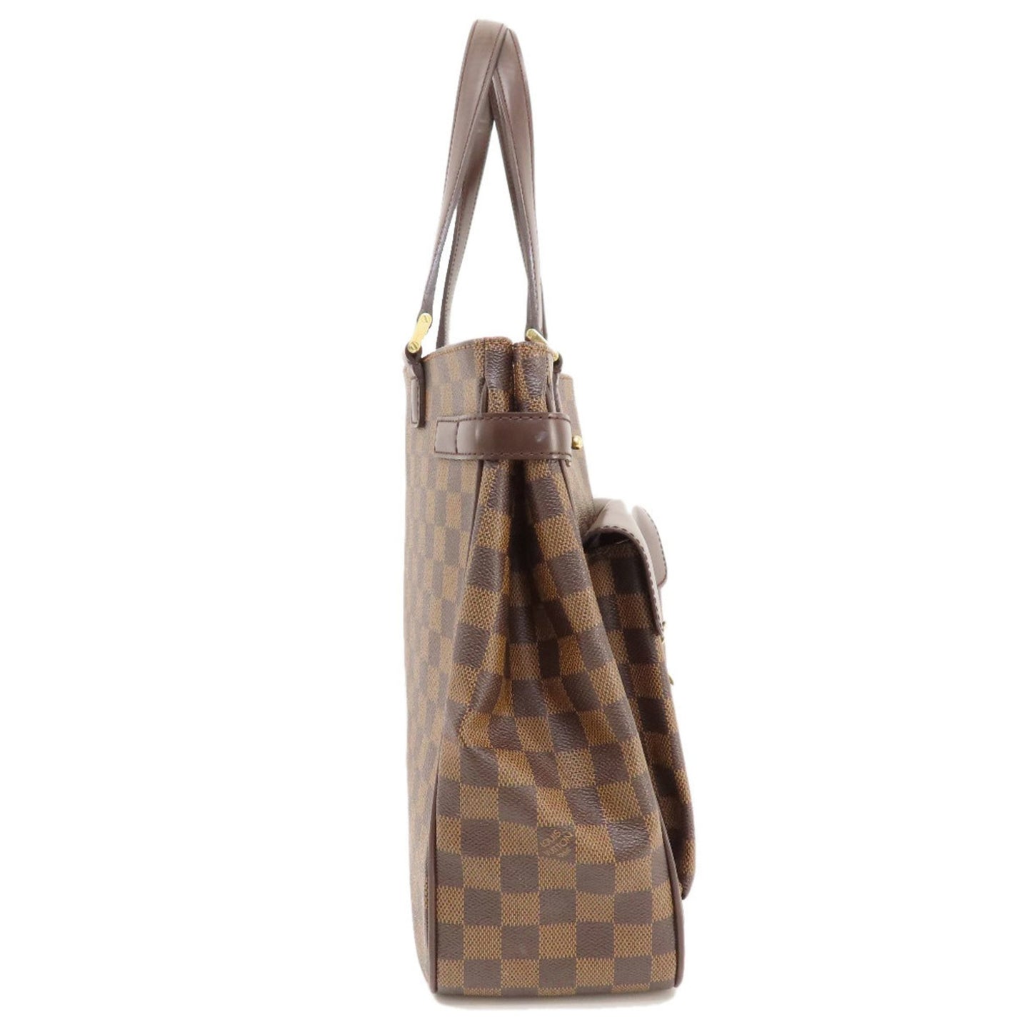 Louis Vuitton Uzes, Brown, Canvas, handbag