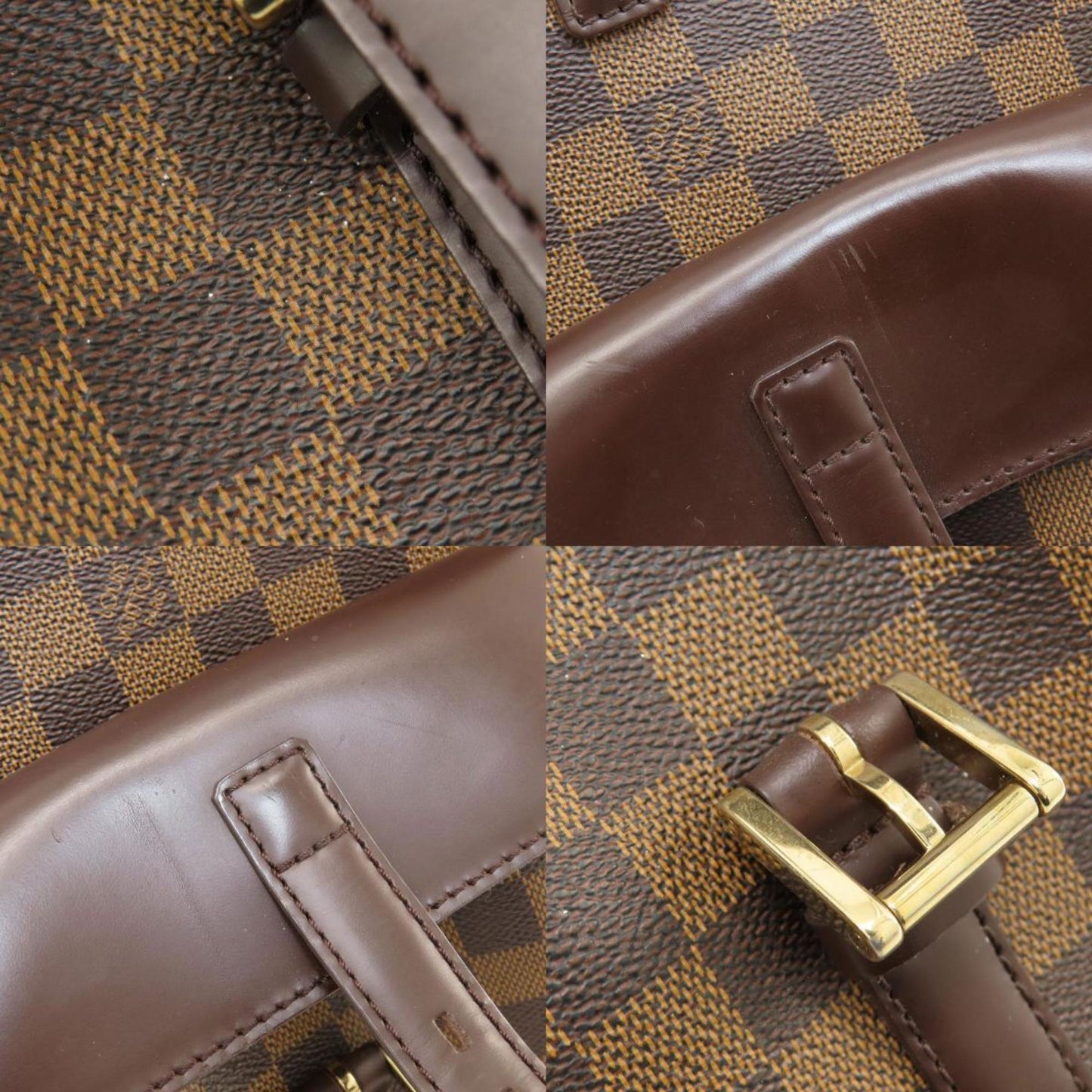 Louis Vuitton Uzes, Brown, Canvas, handbag