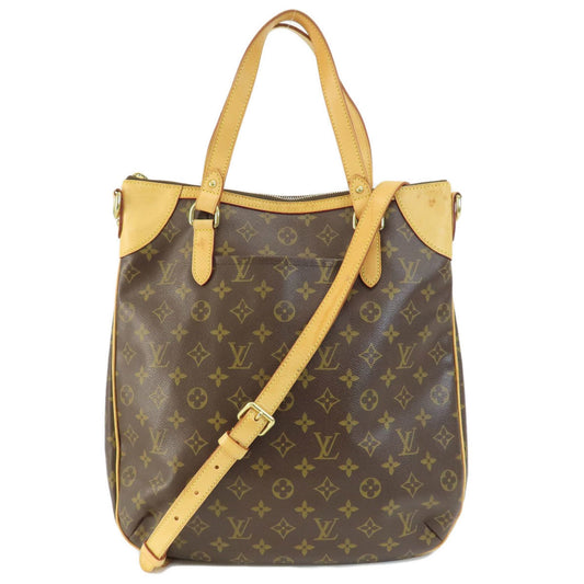 Louis Vuitton Odeon, Brown, Canvas, tote