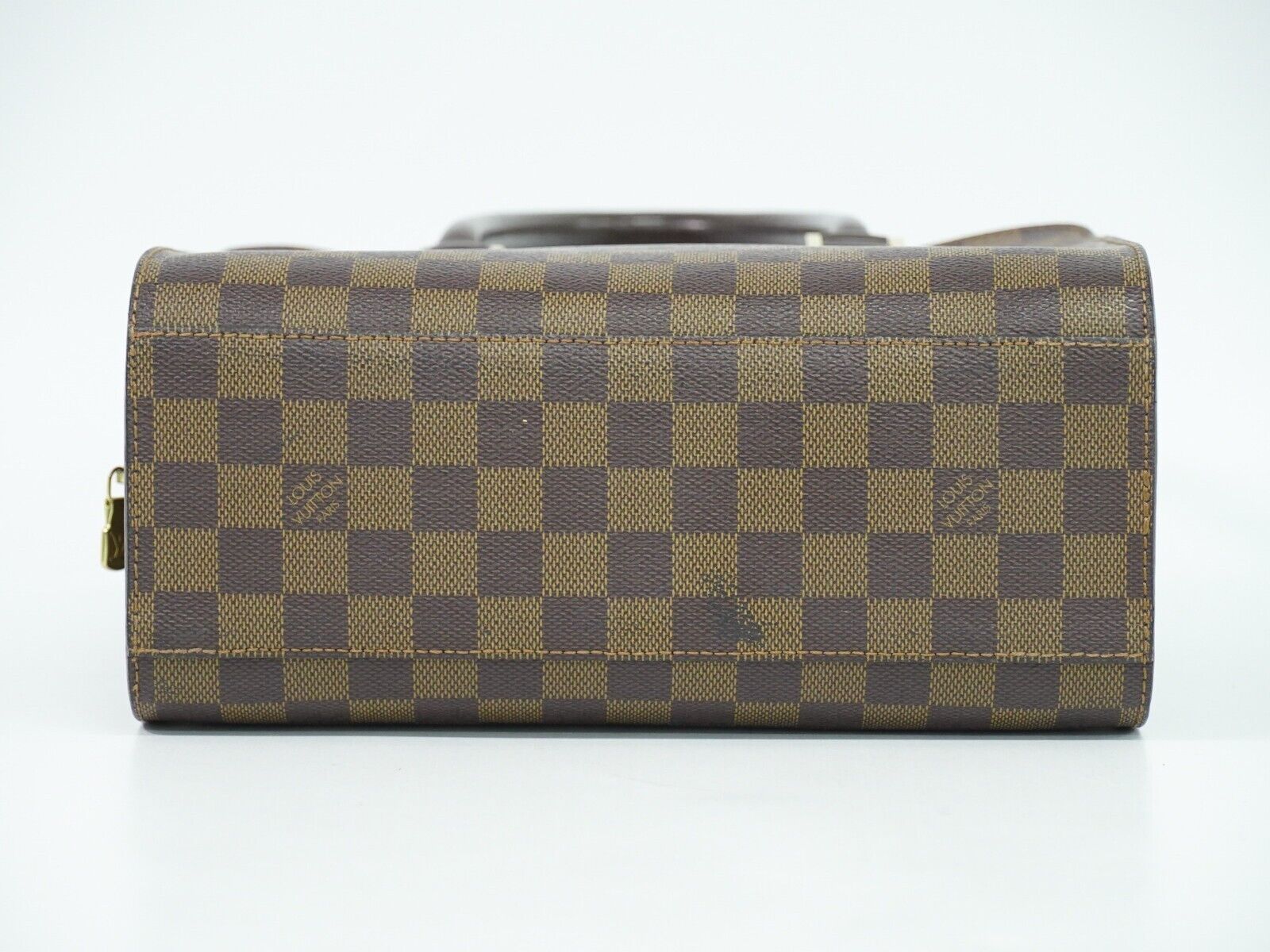 Louis Vuitton Triana, Brown, Canvas, handbag