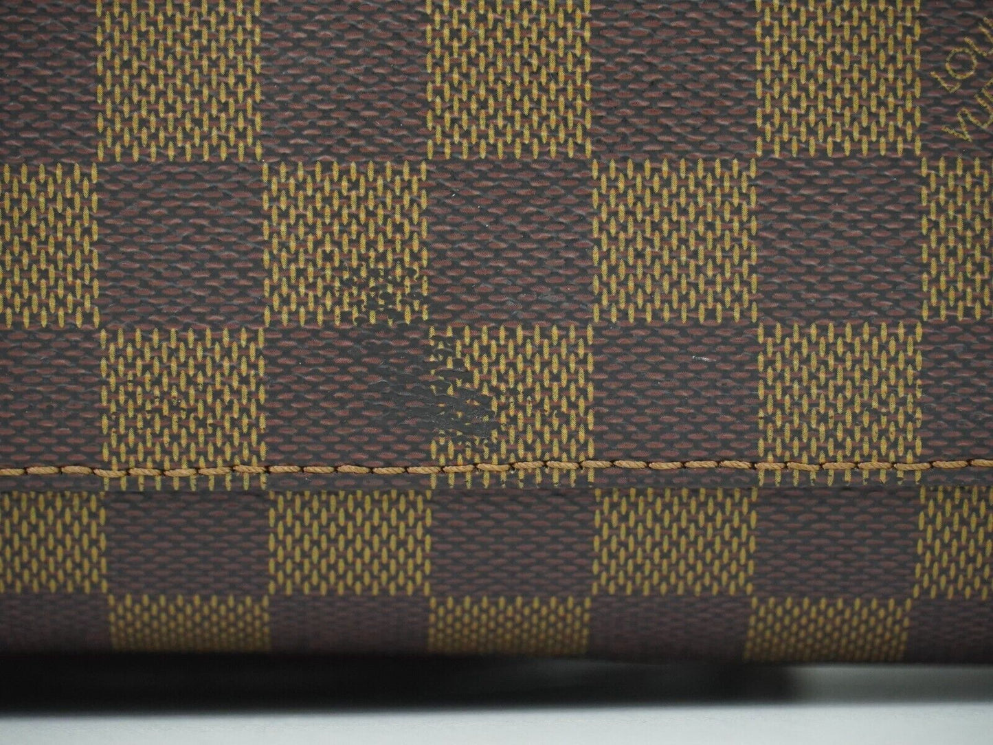 Louis Vuitton Triana, Brown, Canvas, handbag