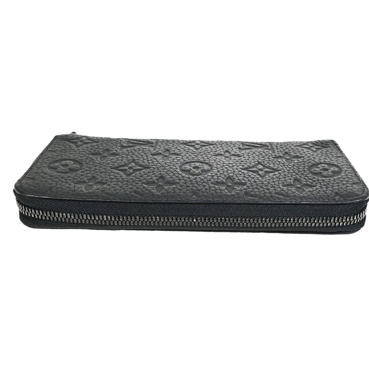 Louis Vuitton Zippy Wallet Vertical, Black, Leather, wallet