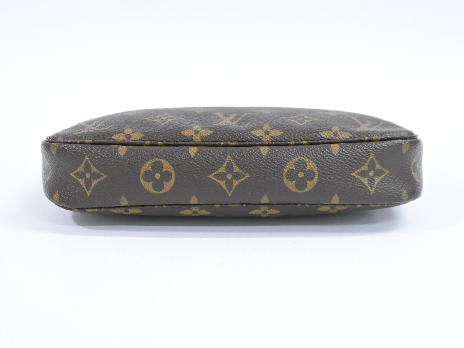 Louis Vuitton Pochette Accessoire, Brown, Canvas, clutch