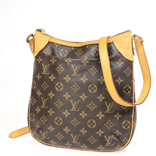 Louis Vuitton Odeon, Brown, Canvas, shoulder