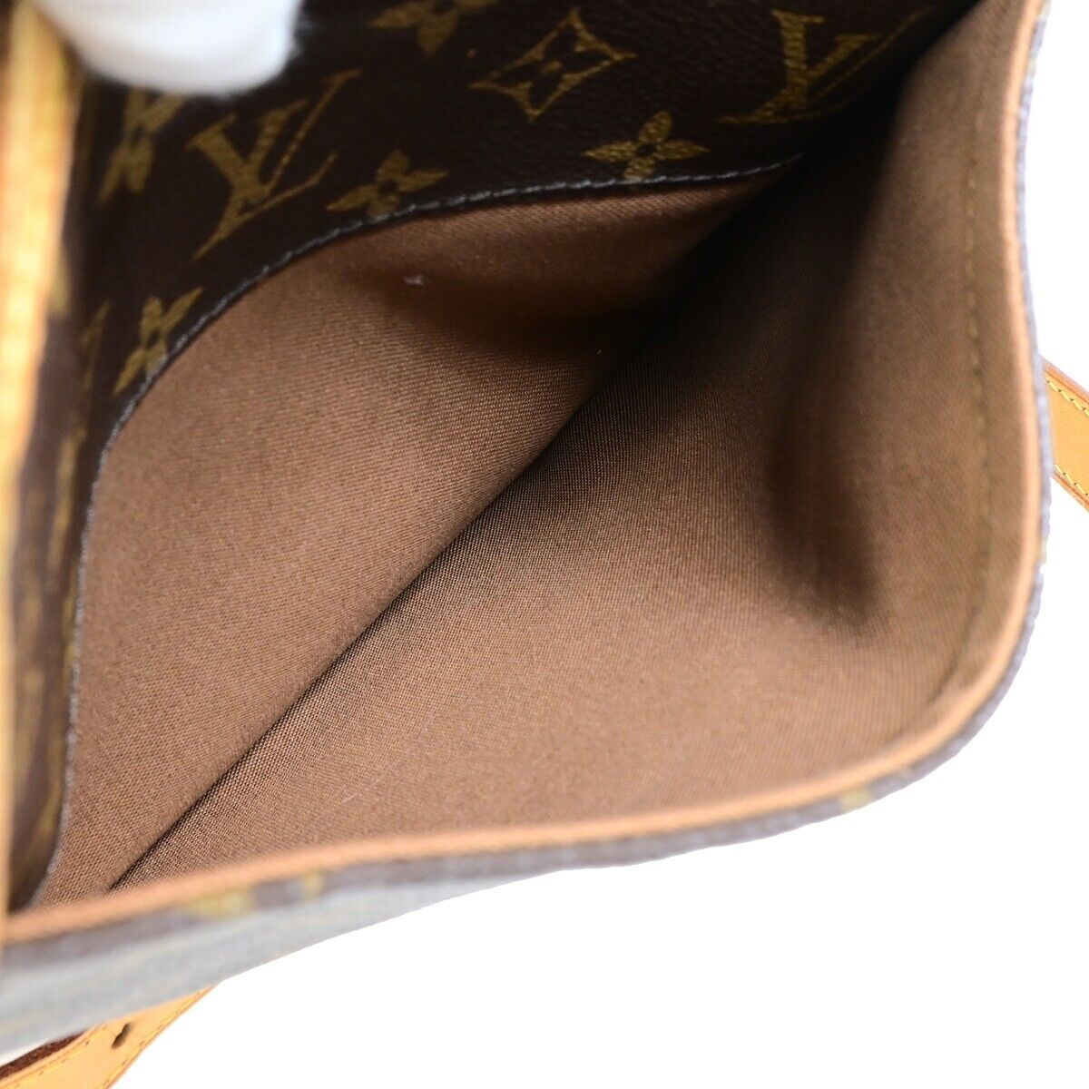 Louis Vuitton Odeon, Brown, Canvas, shoulder