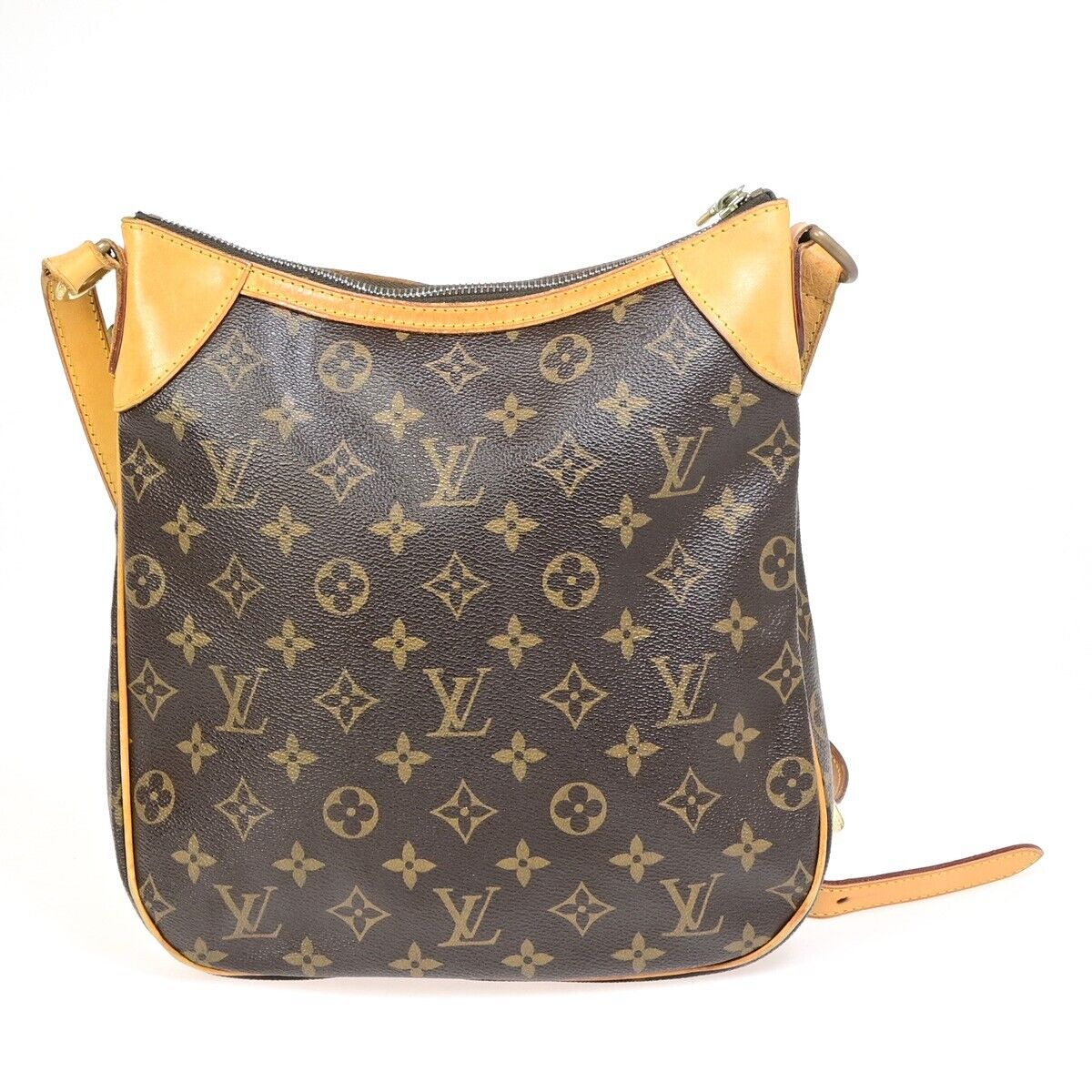 Louis Vuitton Odeon, Brown, Canvas, shoulder